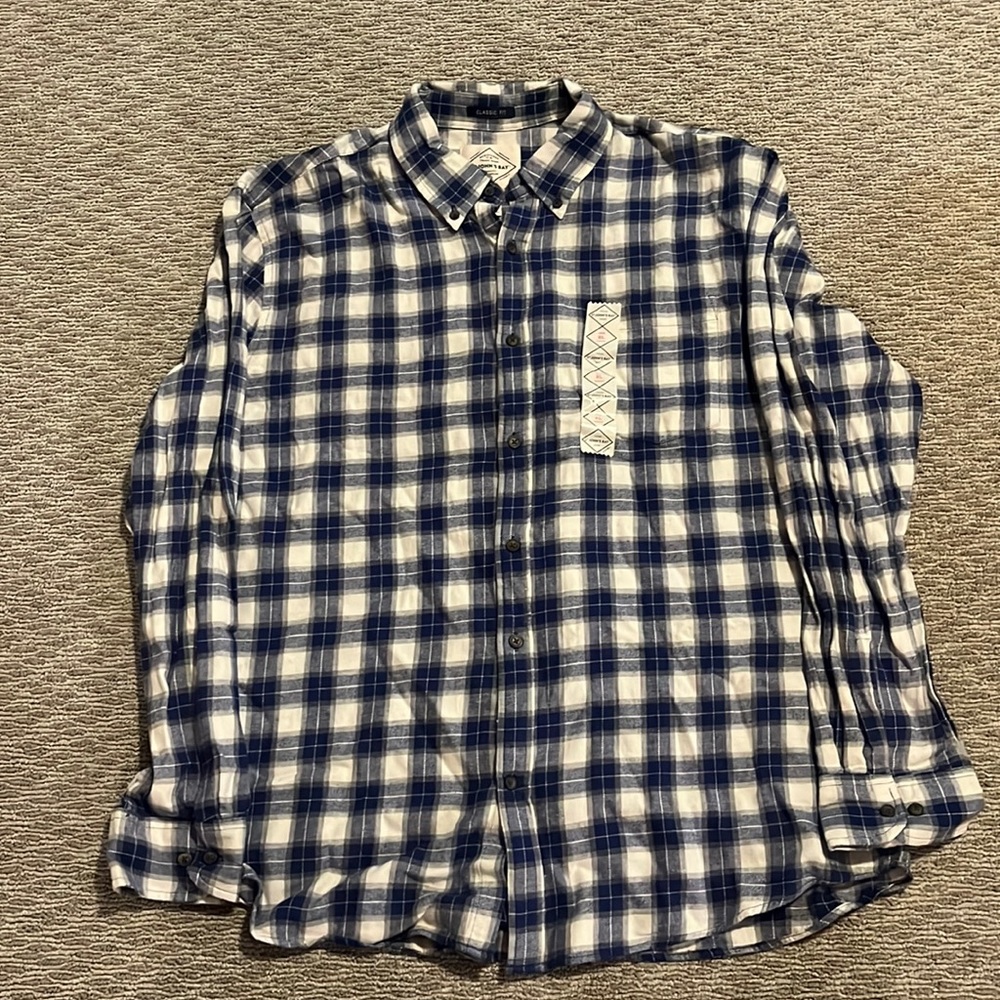 Flannel Button Down Shirt